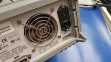 Back of the power supply, showing the fan.
